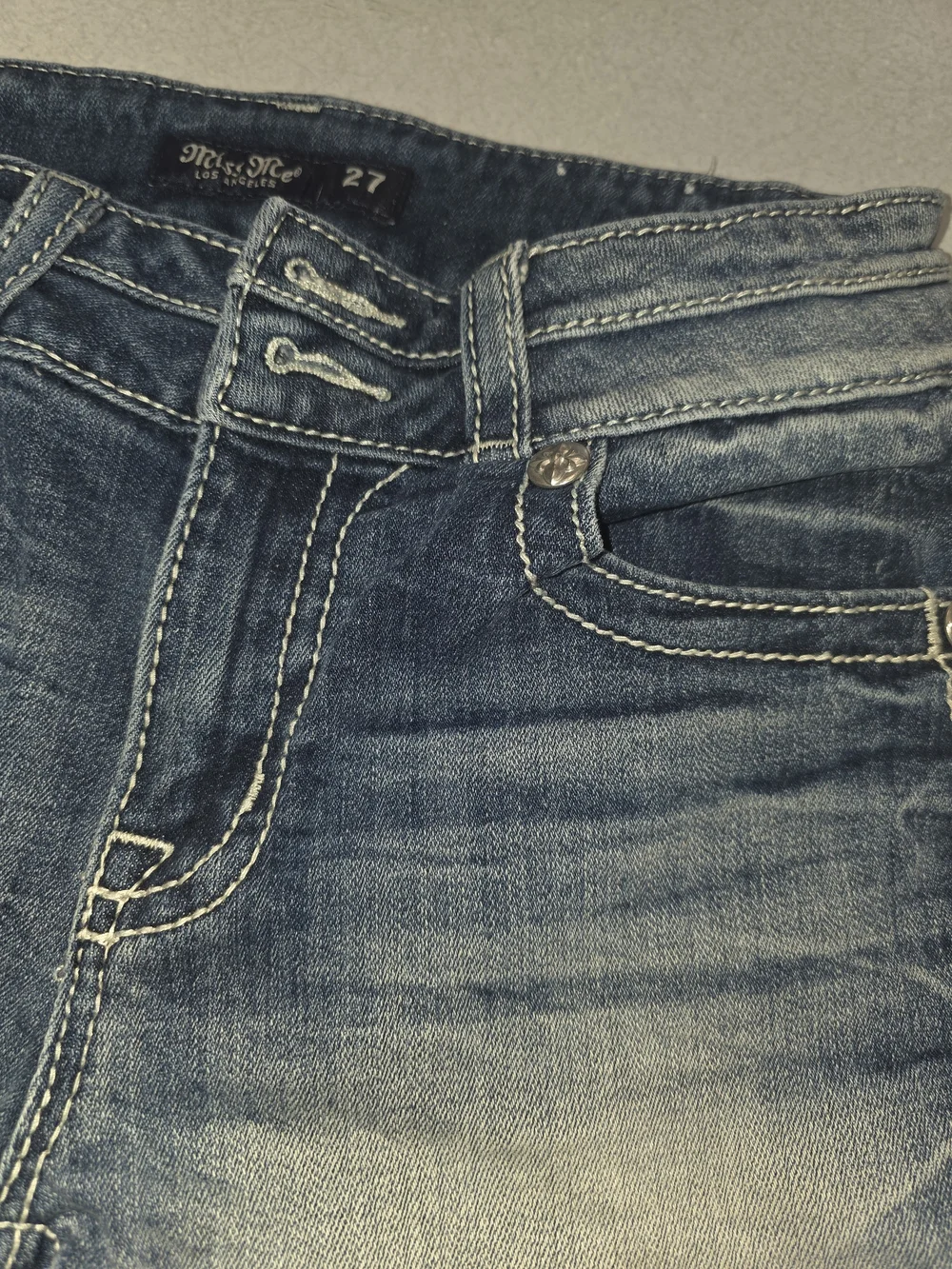 Miss Me Women's Denim Shorts in Blue